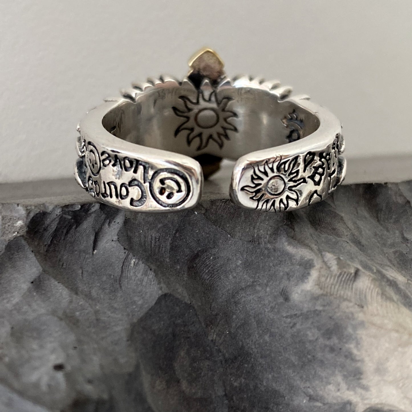 Mongolia Jewelry-Cross Ring