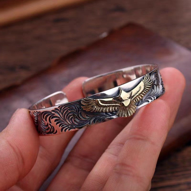 Mongolia Jewelry-Tang Dynasty Floral Eagle Bracelet