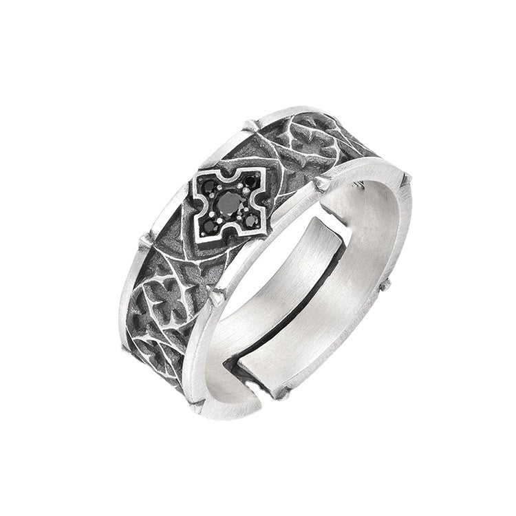 Mongolia Jewelry -Cross Ring