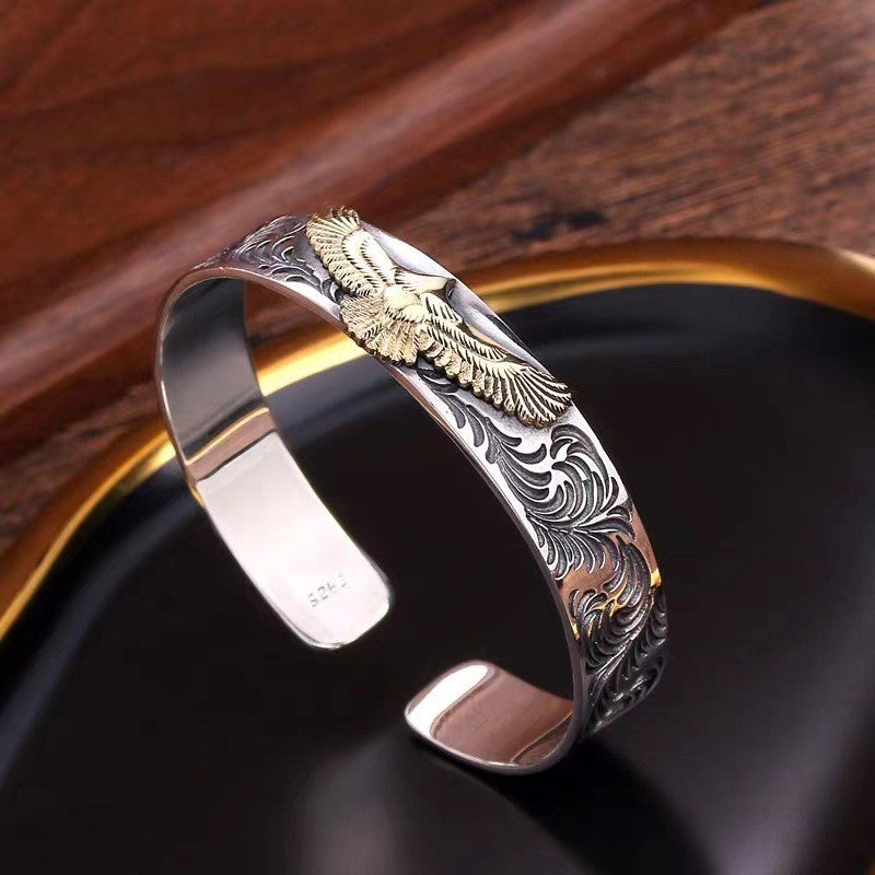 Mongolia Jewelry-Tang Dynasty Floral Eagle Bracelet