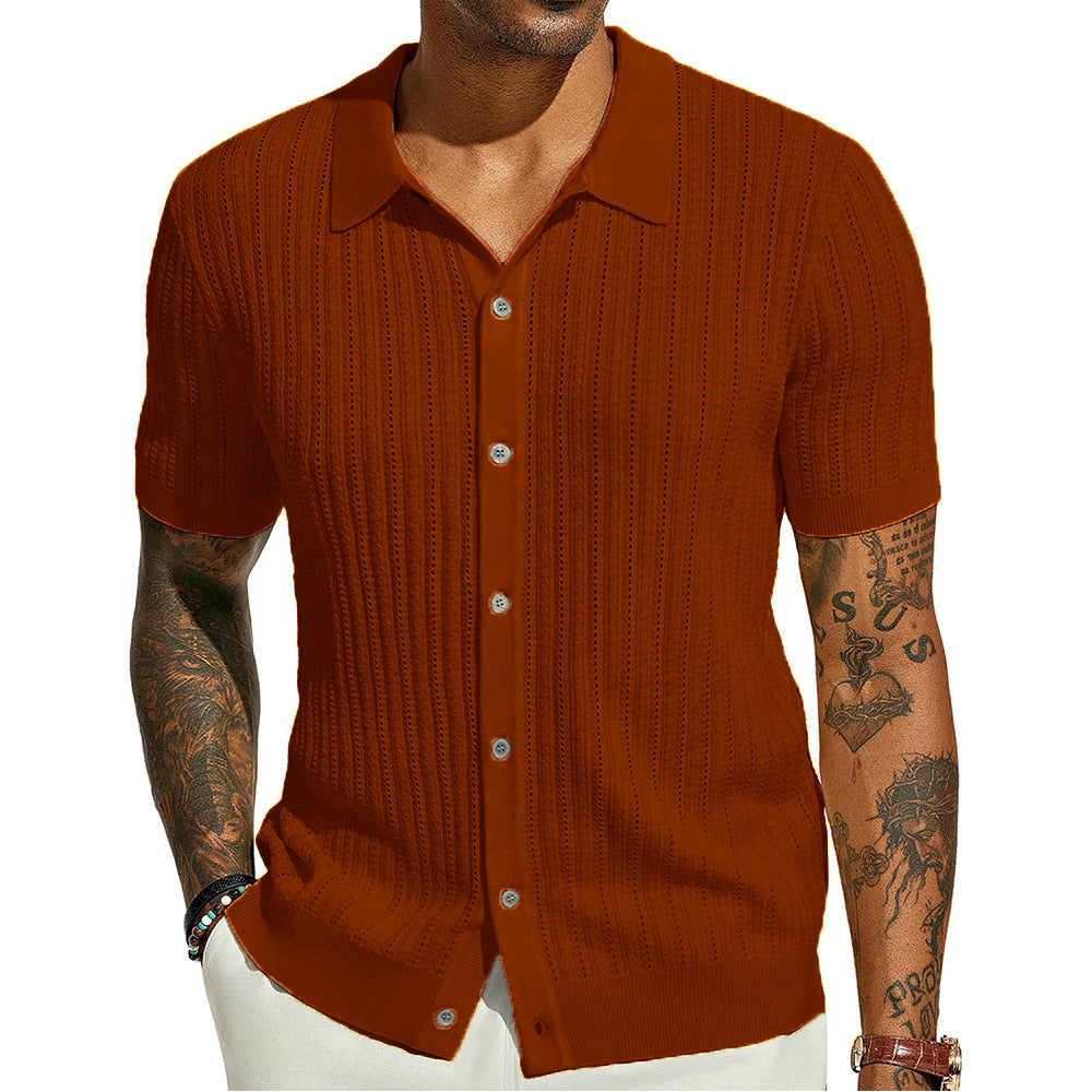 Mongolian Clothing - Men's Polyester Shirt