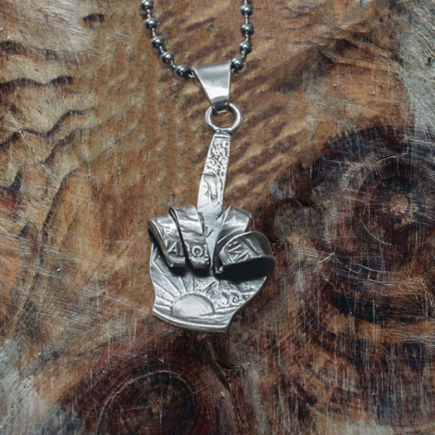 Mongolia Jewelry-Morgan Coin Hand Pendant ,Speak Without Words
