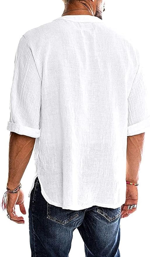 Mongolian Clothing -Lace-Up Front Shirt