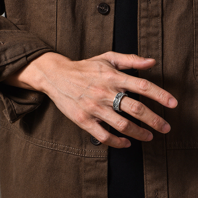 Mongolia Jewelry -Cross Ring