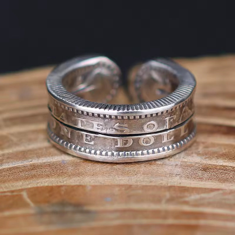 Mongolia Jewelry -Coin Ring