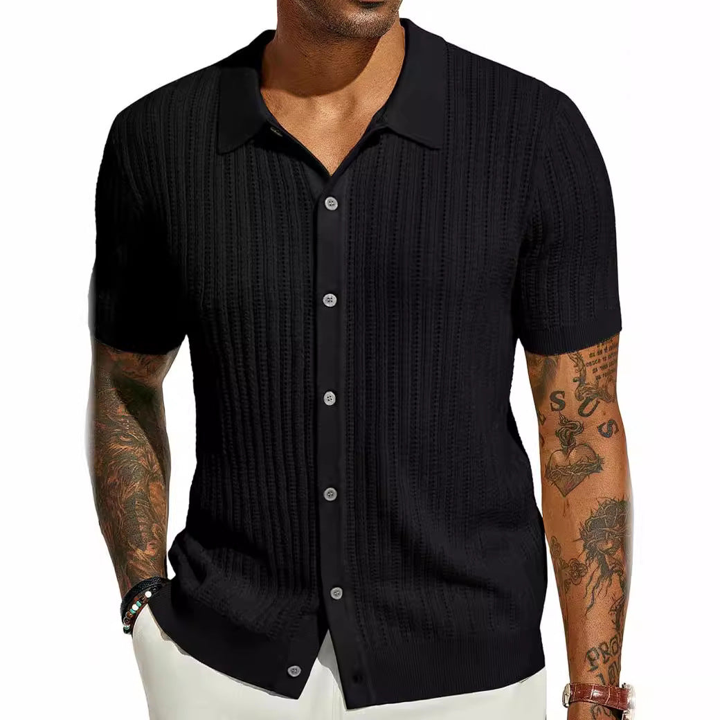 Mongolian Clothing - Men's Polyester Shirt