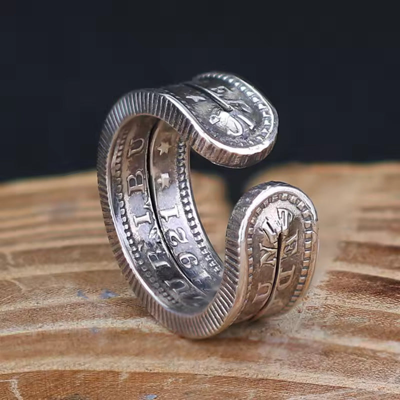 Mongolia Jewelry -Coin Ring