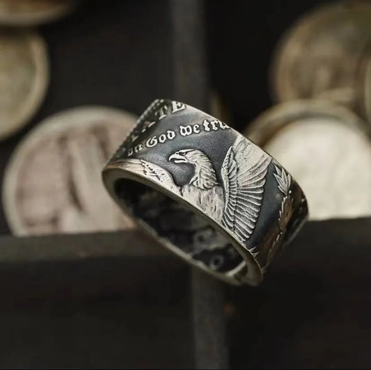 Handmade Morgan Silver Coin Bangle & Ring: A Timeless Craft with Meaning 🦅✨