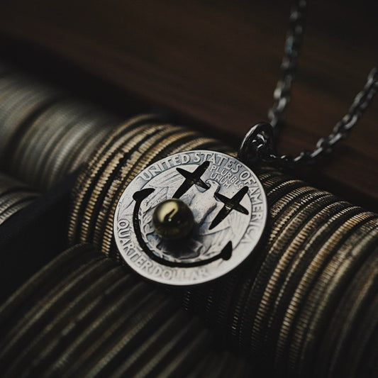 Mongolia Jewelry - Joker Coin Necklace