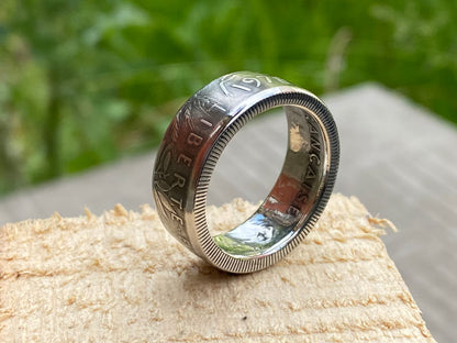 France Coin Ring - French Souvenir from France - 5 Francs——– Adjustable Open Design | One Size Fits Most
