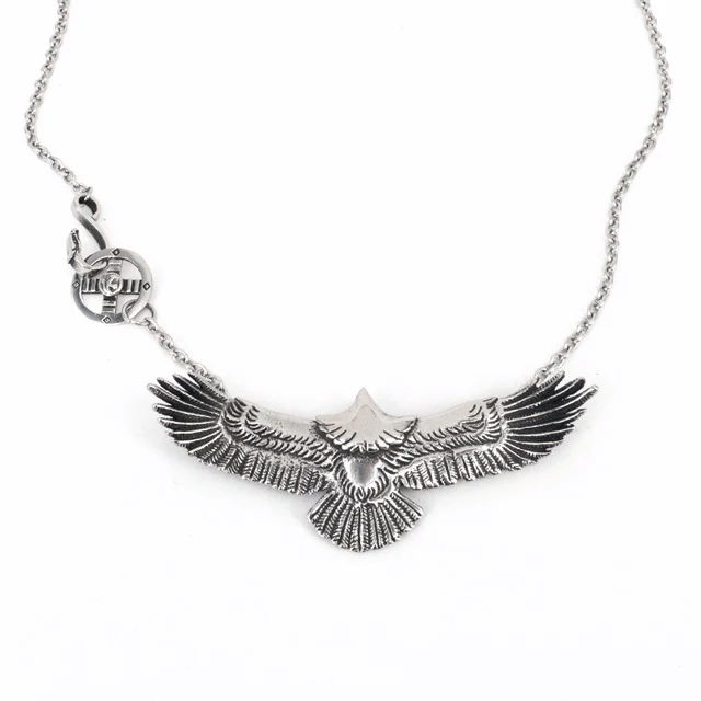 Mongolia Jewelry - Spread Wings Eagle Choker Necklace