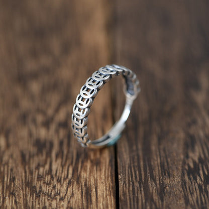 Mongolia Jewelry-Coin Ring
