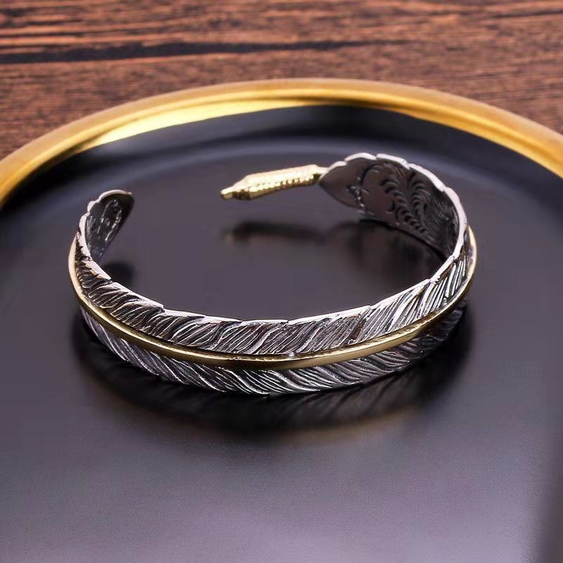 Mongolia Jewelry - Feather Bangle