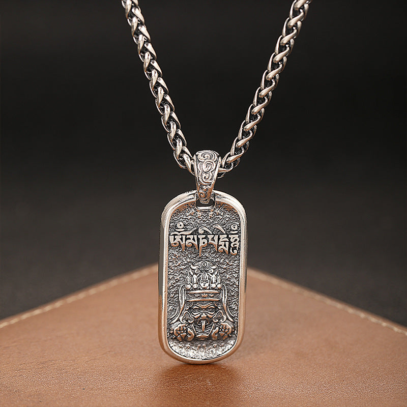 Mongolia Jewelry - Zakiram Square Pendant