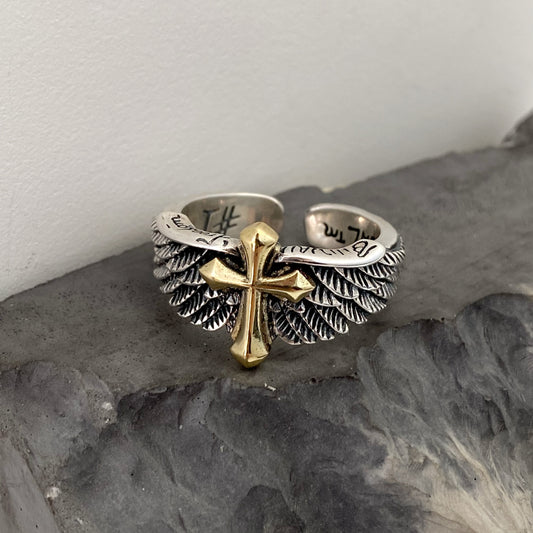 Mongolia Jewelry-Cross Ring