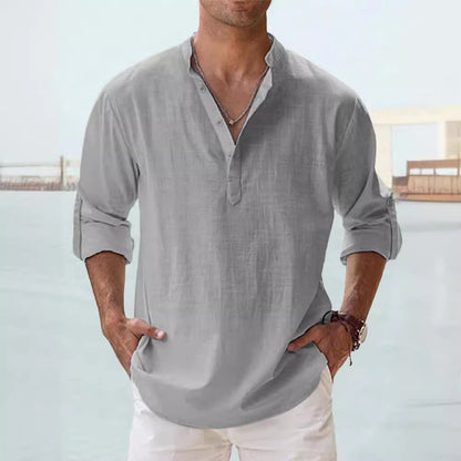 Mongolian Clothing -Long Sleeve Cotton Top