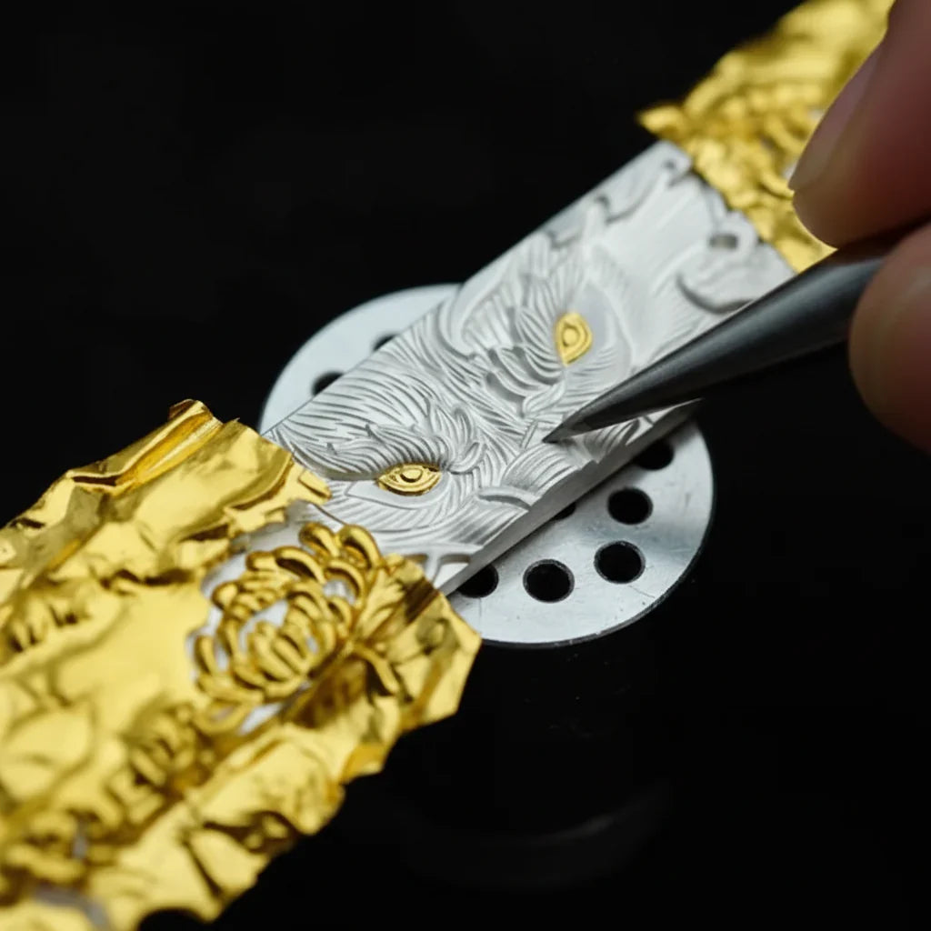 Lone Wolf Chrysanthemum Bracelet