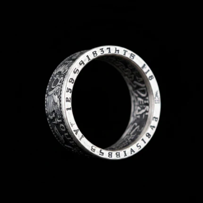 1974 German 5 Deutsche Mark Coin Ring