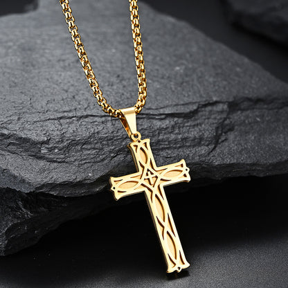 Mongolia Jewelry –Irish Knot Cross Necklace
