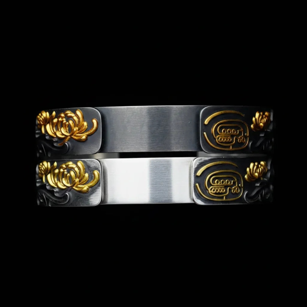 Lone Wolf Chrysanthemum Bracelet