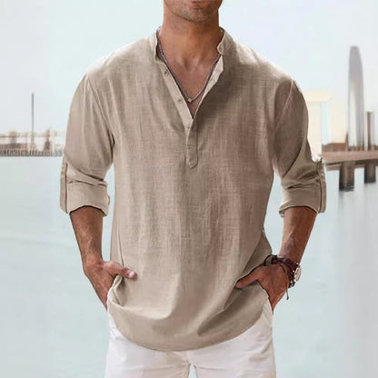 Mongolian Clothing -Long Sleeve Cotton Top