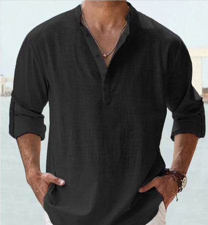 Mongolian Clothing -Long Sleeve Cotton Top