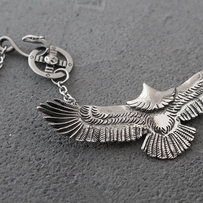 Mongolia Jewelry - Spread Wings Eagle Choker Necklace