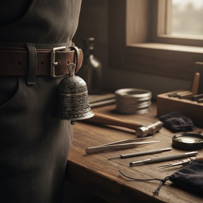 Mongolian Pendant - New Edition Morgan Coin Bell, Waist Chain, Pendant