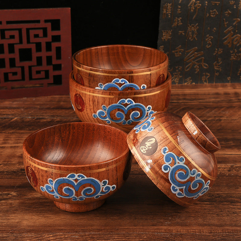 Mongolian Wooden Bowl - Wave – MongolianBowls