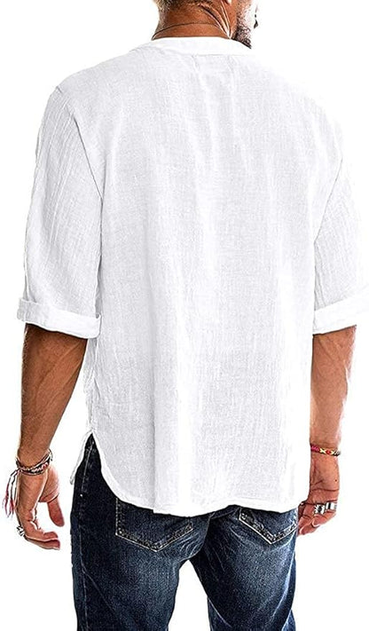 Mongolian Clothing -Lace-Up Front Shirt