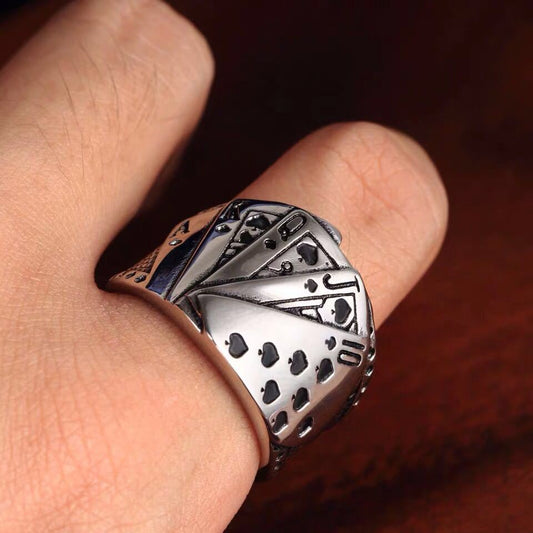 Mongolia Jewelry-Poker Ring