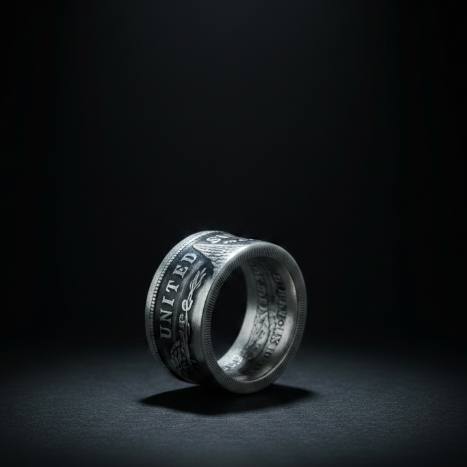 Morgan Silver Coin Ring