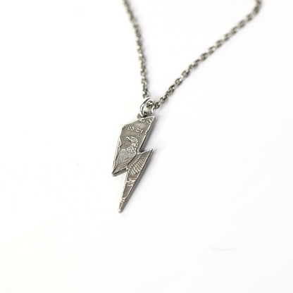 Mongolia Jewelry –Morgan Silver Coin Lightning Pendant