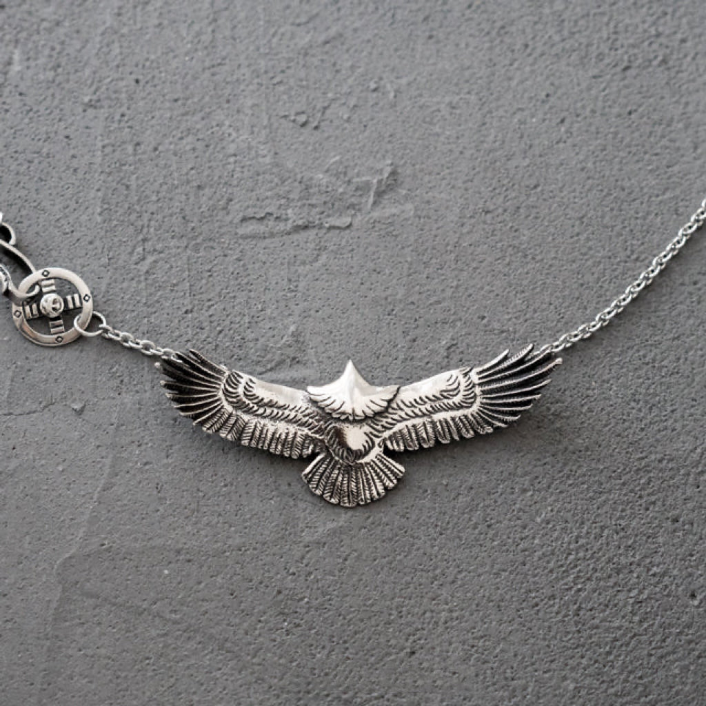 Mongolia Jewelry - Spread Wings Eagle Choker Necklace