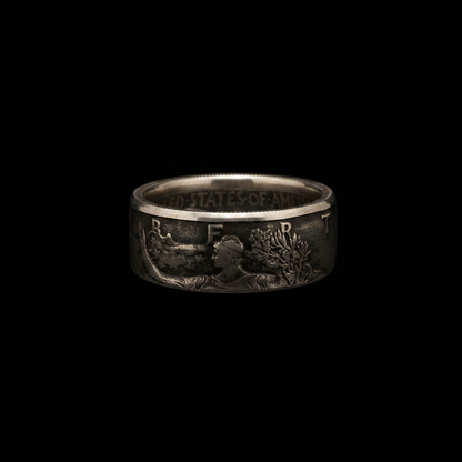 Walking Liberty Half Dollar Coin Ring